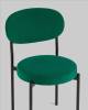 Набор из 4 стульев Stool Group Бриф DD AV 477-C69-K477NEW-9005-K X4 зеленый, велюр фото 8