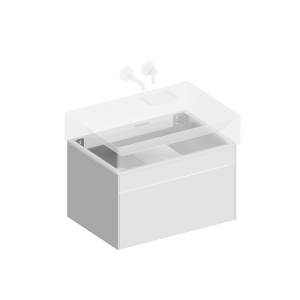 Тумба под раковину Kerama Marazzi Logica LOG.70.2\WHT белоснежный, 70 см