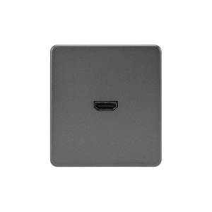 Розетка HDMI Kranz Round KR-78-0730-2 титан