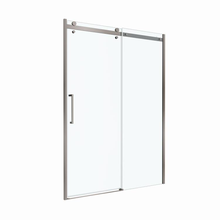 Душевая дверь в нишу BelBagno MARINO-2-BF-1-150-C-GM профиль оружейная сталь, стекло прозрачное, 150x195