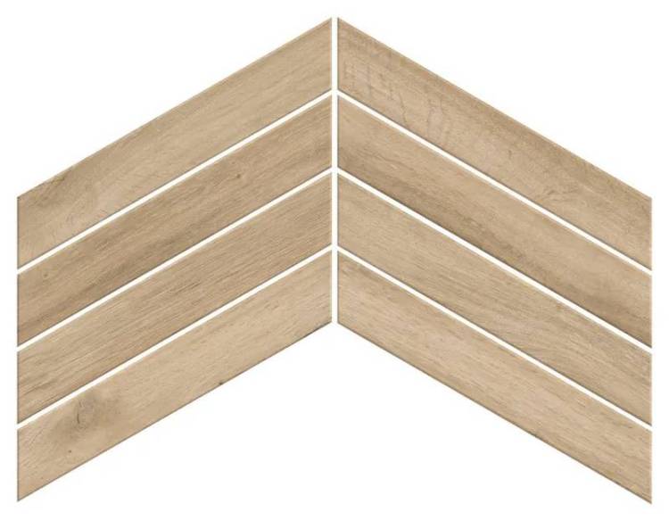 Керамогранит Atlas Concorde Russia Fusion Oak 600010002448 Natural Chevron / Фьюжн Оак Нэчурал Шеврон 7.5x45