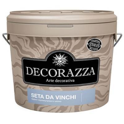 Декоративное покрытие Decorazza Seta da Vinci база Argento SD11-09 с эффектом перламутрового шелка 5 л
