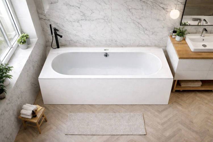 Акриловая ванна Relisan Eco Plus Сима Гл000027492 без каркаса, 180x80