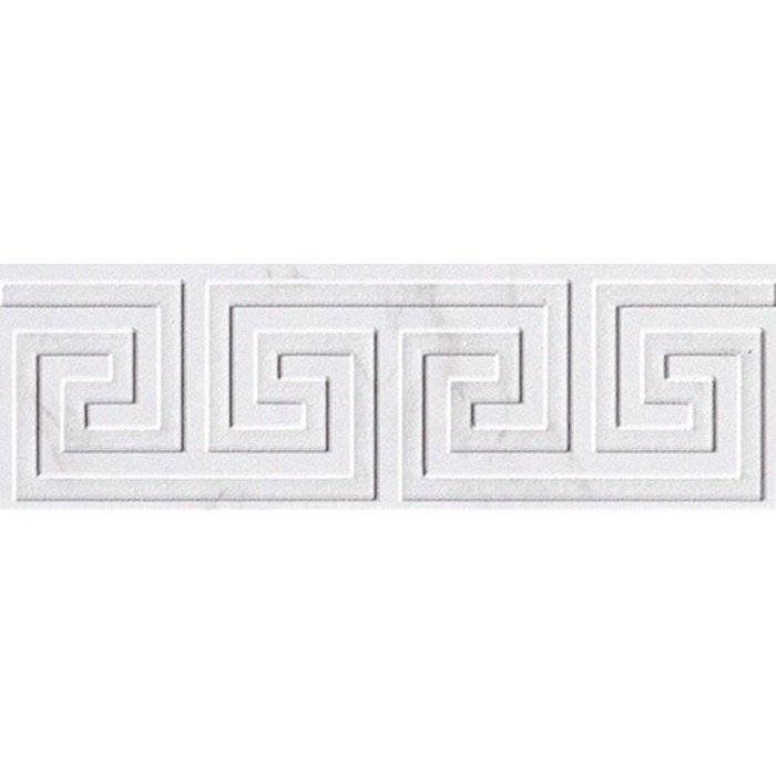 Бордюр FAP Ceramiche Roma fLT2 Greca Calacatta Listello 8x25