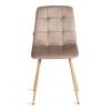 Стул Tetchair Chilly (mod. JSC-220) 24349 бежевый, натуральный, велюр фото 5