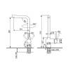 Смеситель для кухни Ulgran Quartz UQ-022-05 бетон фото 2