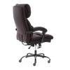 Кресло компьютерное Tetchair Chief metalBL 25018 коричневый, кожзам, ткань фото 4
