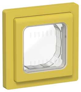 Рамка 1-постовая IEK Flite FI-M10-32-55-K44 желтый карри
