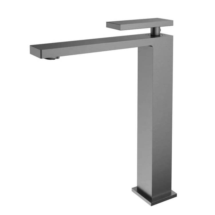 Смеситель для раковины Vincea Dice VBF-2DS2GM вороненая сталь