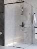 Душевой уголок Cezares PLANE-A-1-100-C-GM профиль оружейная сталь, стекло прозрачное, 100x100x195 фото 4