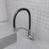 Смеситель для кухни Avrora Kitchen AV9006 с гибким изливом и подключением фильтра питьевой воды, хром фото 6