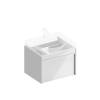 Тумба под раковину Kerama Marazzi Modula MOD.60.1+1\WHT белая глянцевая, 60 см