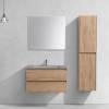 Мебель для ванной Vincea Luka 80 2 ящика, натуральный дуб фото 4