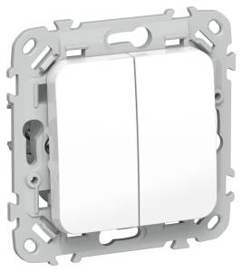 Выключатель жалюзи IEK Flite FI-V15-0-10-1-K01 белый