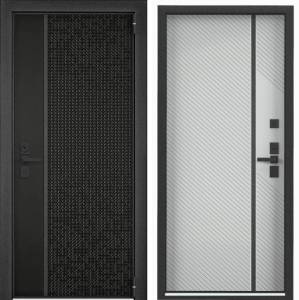 Входная стальная дверь Torex ULTIMATUM NEXT 1887392 ЛКП Насыщеный чёрный/ЛКП Clear 2050x880
