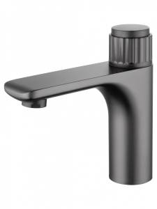 Смеситель для раковины Wonzon & Woghand WW-A40412-BGG темный графит