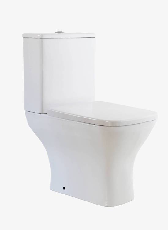 Унитаз-компакт Taliente Elegante EL45055 с микролифтом, белый
