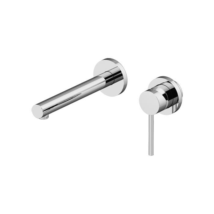 Смеситель для раковины Gattoni Circle one 9035/90C0 на 2 отверстия, с внутр частью, Хром