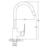 Смеситель для кухни Agger Glorious A1200100,хром фото 3