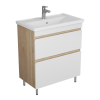 Тумба под раковину Uncoria Арно 70 57004 белый, дуб сонома