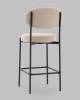 Стул полубарный Stool Group Бриф DD AV 477-C05-9005 (PP) бежевый, велюр фото 5