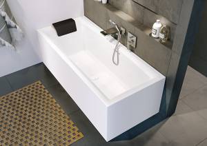Акриловая ванна Riho Bathtubs B100031005 Still square elite L 170x75 pulg&play
