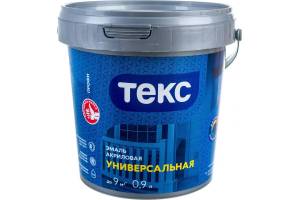 Эмаль акриловая Текс Универсальная Профи база D глянцевая 0.9 л
