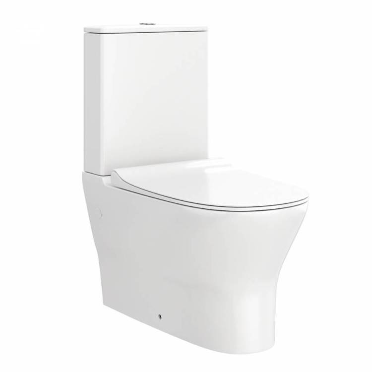Унитаз-компакт Watersense Jessie W00135 безободковый, сиденье микролифт