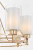Подвесная люстра Lumina Deco Marietta LDP 8025-8 F.GD+WT фото 2