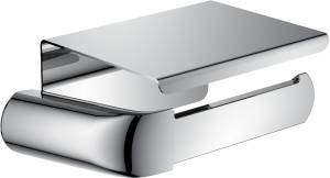 Держатель туалетной бумаги Rush Flores FL08111B с полкой для телефона, хром