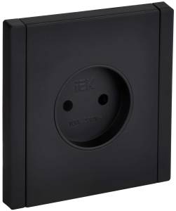 Розетка 1-местная IEK Forte&Piano FP-R10-10-M-K02 черный