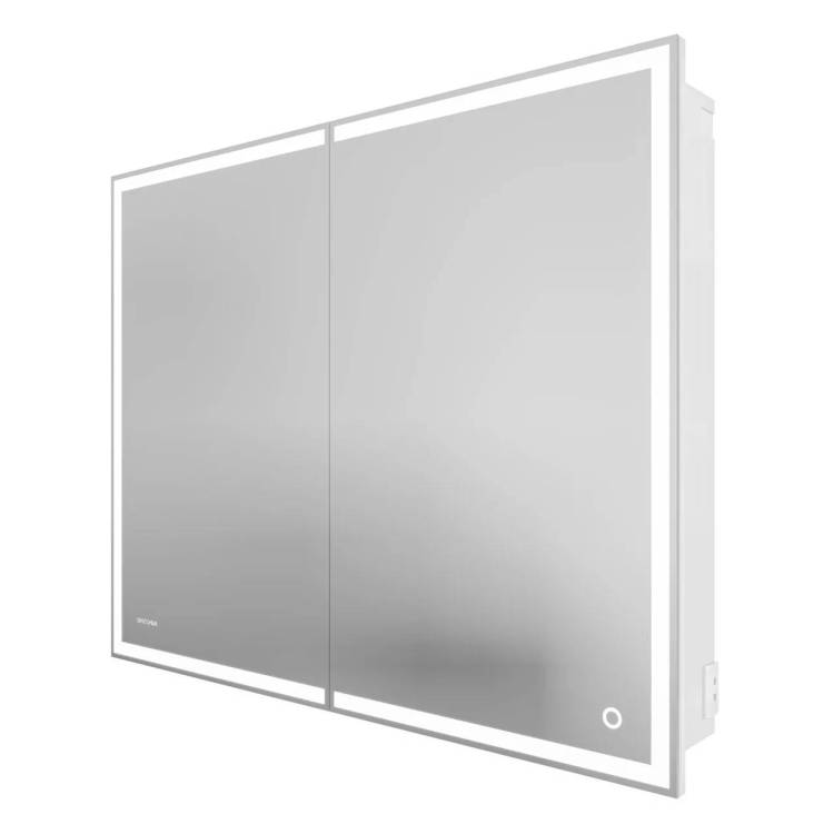 Зеркало-шкаф Grossman Меркадо-90 209003 с LED подсветкой