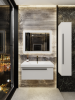 Тумба с раковиной La Fenice Elba Bianco NFNC-01-ELB-B-90-3-90R белая матовая, 90 см фото 3