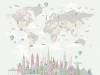 Фреска Ortograf Little friends 34380 Карта мира - Города 2 Сахара FS