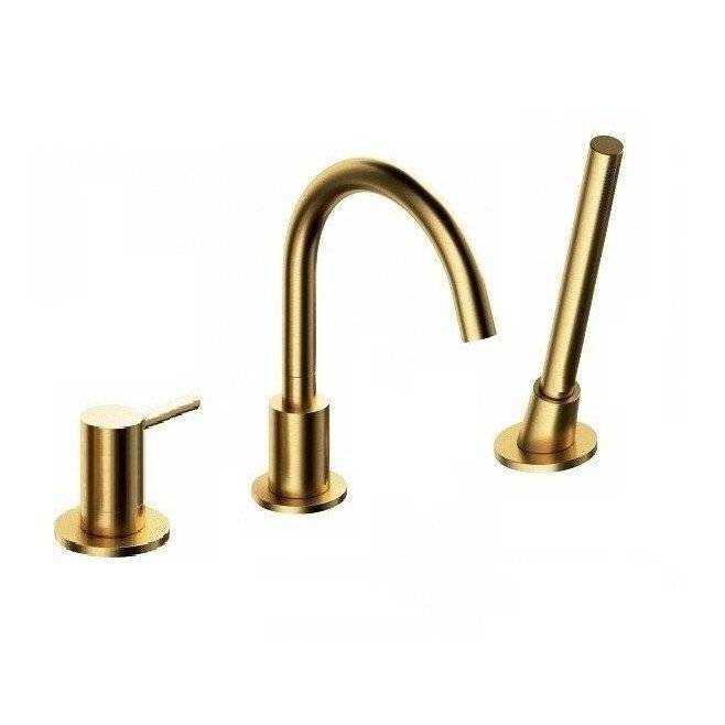 Смеситель Remer Minimal N072BG брашированное золото