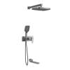 Душевая система Rose R1035T серая, встраиваемая