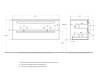 Тумба под раковину Cezares ECO-CER-N-1200-2C-SO-2-BL Bianco Lucido, 120x45.7x50 фото 2