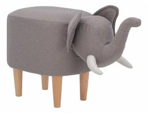 Пуф Leset Slon Combi 2500000043536 коричневый Milos 16/серый Milos 2