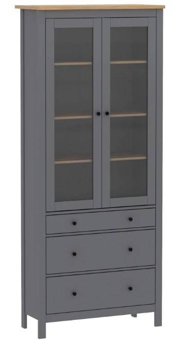 Шкаф Гуд Лакк Сага 2.08.07.130.15 Серый/ясень