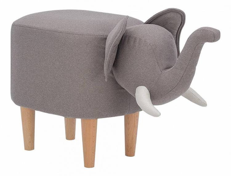 Пуф Leset Slon Combi 2500000043536 коричневый Milos 16/серый Milos 2