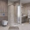 Душевой уголок Niagara Nova NG-6628-34 профиль хром, стекло прозрачное, 80x80x195 фото 3
