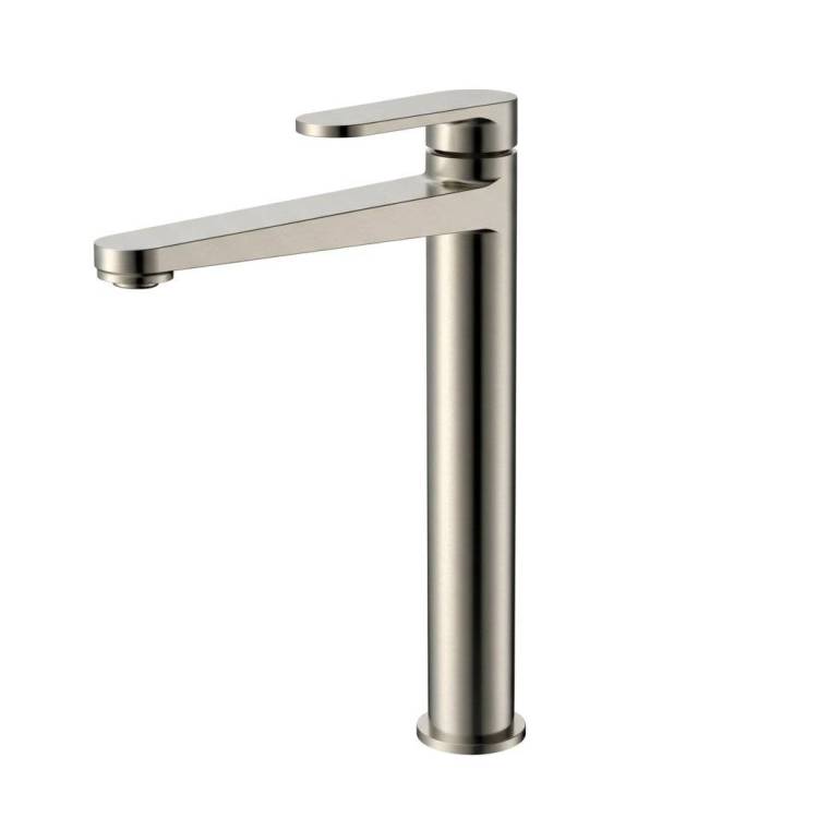 Смеситель для раковины AQUAme Novara AQM6914BN высокий, брашированный никель