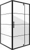 Душевой уголок Niagara Nova NG-0280-08 BLACK 80x80, квадратный, черный фото 2