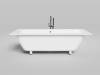 Ванна из искусственного камня Salini Orlandа Axis 190x80 глянцевая фото 5