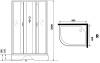 Душевая кабина Niagara Classic 339844RBKG 90x80x200 с гидромассажем фото 18