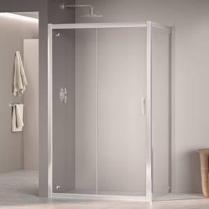 Душевой уголок RGW Passage PA-045 350804528-11 профиль хром, стекло прозрачное, 120x80x195