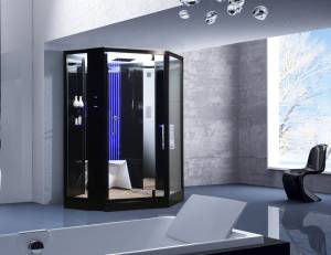 Душевая кабина Orans 89106B0LH черный, 130x130x220