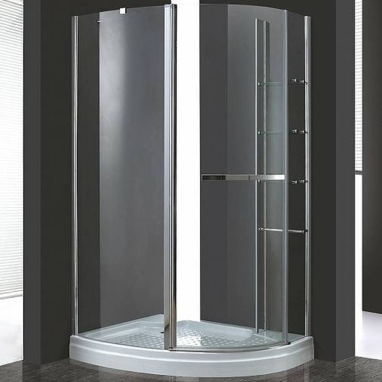 Душевой уголок Cezares Elena ELENA-W-RH-1-120/90-C-Cr-R профиль хром, стекло прозрачное, 120x90