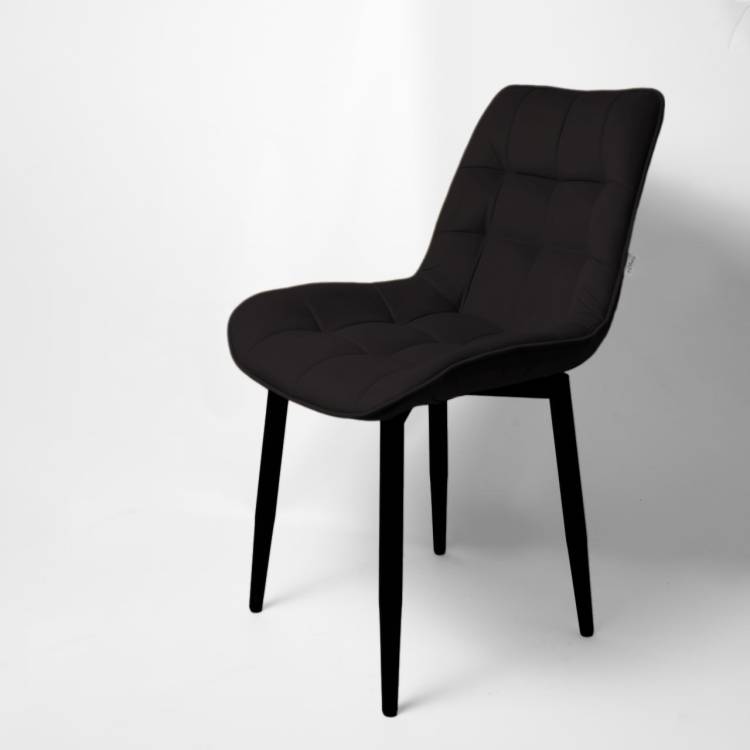 Стул Арника Бостон 00-00273321 черный матовый Velutto 34 черный