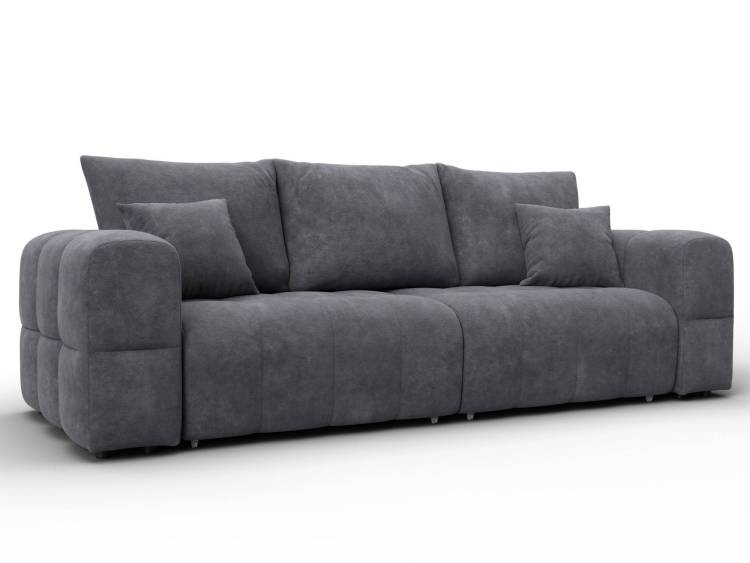 Диван прямой Лига Диванов Лига 110 136505 BRUT 16 темно-серый